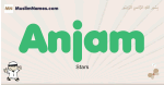 Anjam muslim boys name and meaning, islamic boys name Anjam