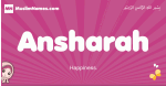 Ansharah arabic girls name and meaning, muslim girl name Ansharah