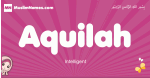 Aquilah arabic girls name and meaning, muslim girl name Aquilah