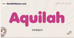 Aquilah muslim girls name and meaning, islamic girls name Aquilah