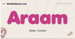 Araam muslim girls name and meaning, islamic girls name Araam