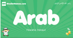 Arab arabic boys name and meaning, quranic boys name Arab