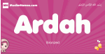 Ardah arabic girls name and meaning, muslim girl name Ardah