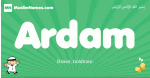 Ardam arabic boys name and meaning, quranic boys name Ardam