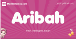 Aribah arabic girls name and meaning, muslim girl name Aribah