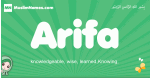Arifa arabic girl name and meaning, quranic girls name Arifa