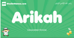 Arikah arabic boys name and meaning, quranic boys name Arikah