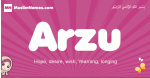 Arzu arabic girls name and meaning, muslim girl name Arzu
