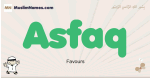 Asfaq muslim boys name and meaning, islamic boys name Asfaq
