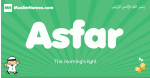 Asfar arabic boys name and meaning, quranic boys name Asfar