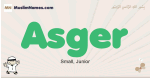 Asger muslim boys name and meaning, islamic boys name Asger
