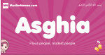Asghia arabic girls name and meaning, muslim girl name Asghia