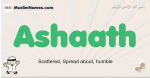 Ashaath muslim boys name and meaning, islamic boys name Ashaath