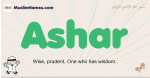 Ashar muslim boys name and meaning, islamic boys name Ashar