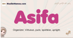 Asifa muslim girls name and meaning, islamic girls name Asifa
