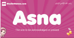 Asna arabic girls name and meaning, muslim girl name Asna