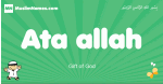 Ata-allah arabic boys name and meaning, quranic boys name Ata-allah