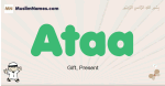 Ataa muslim boys name and meaning, islamic boys name Ataa