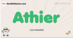 Athier muslim boys name and meaning, islamic boys name Athier