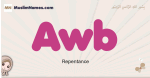 Awb muslim girls name and meaning, islamic girls name Awb
