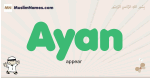 Ayan muslim boys name and meaning, islamic boys name Ayan