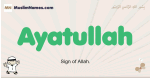 Ayatullah muslim boys name and meaning, islamic boys name Ayatullah