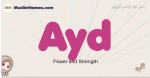 Ayd muslim girls name and meaning, islamic girls name Ayd