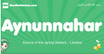 Aynunnahar arabic girl name and meaning, quranic girls name Aynunnahar
