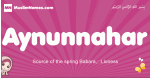 Aynunnahar arabic girls name and meaning, muslim girl name Aynunnahar