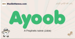 Ayoob muslim boys name and meaning, islamic boys name Ayoob