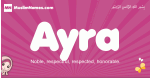 Ayra arabic girls name and meaning, muslim girl name Ayra