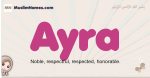 Ayra muslim girls name and meaning, islamic girls name Ayra