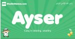 Ayser arabic boys name and meaning, quranic boys name Ayser