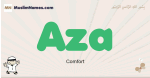 Aza muslim boys name and meaning, islamic boys name Aza
