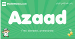 Azaad arabic boys name and meaning, quranic boys name Azaad
