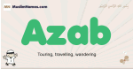 Azab muslim boys name and meaning, islamic boys name Azab