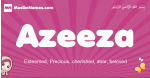 Azeeza arabic girls name and meaning, muslim girl name Azeeza