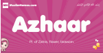 Azhaar arabic girls name and meaning, quranic girls name Azhaar