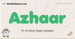 Azhaar muslim boys name and meaning, islamic boys name Azhaar