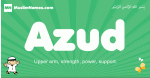 Azud arabic boys name and meaning, quranic boys name Azud