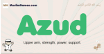 Azud muslim boys name and meaning, islamic boys name Azud
