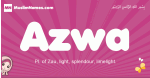 Azwa arabic girls name and meaning, muslim girl name Azwa