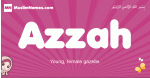 Azzah arabic girls name and meaning, muslim girl name Azzah