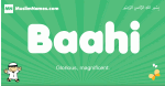 Baahi arabic boys name and meaning, quranic boys name Baahi