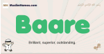 Baare muslim boys name and meaning, islamic boys name Baare