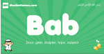 Bab arabic boys name and meaning, quranic boys name Bab
