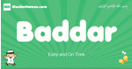 Baddar arabic boys name and meaning, quranic boys name Baddar