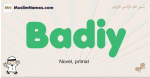 Badiy muslim boys name and meaning, islamic boys name Badiy