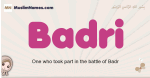 Badri muslim girls name and meaning, islamic girls name Badri