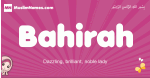 Bahirah arabic girls name and meaning, muslim girl name Bahirah